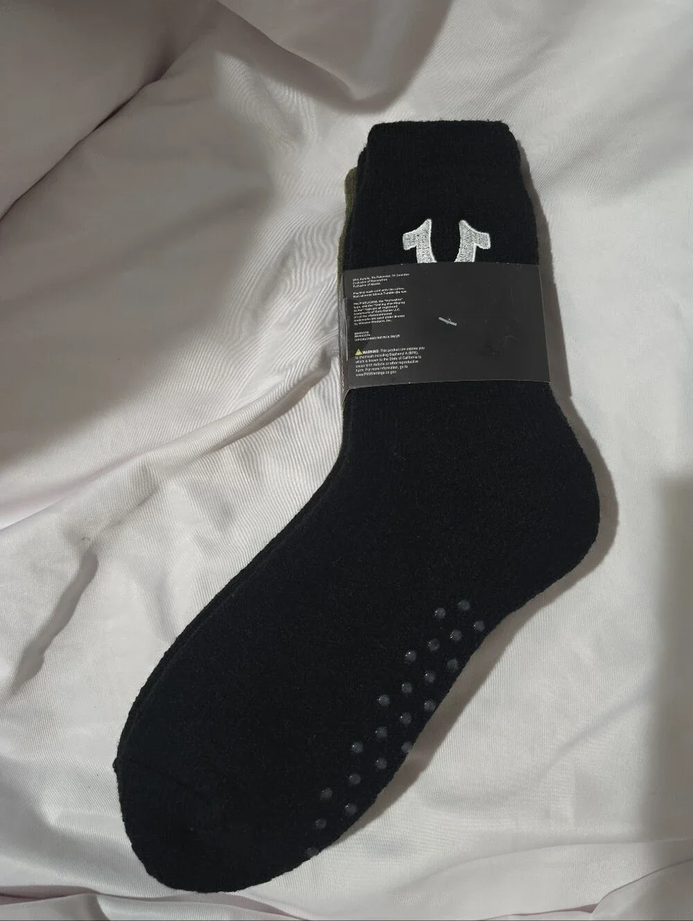NWT True Religion Brand Jeans Men's 2 Pack Sweatshirt Crews Cushioned Socks